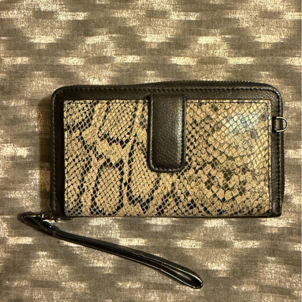 Rachel Black & Snake Print Wallet
